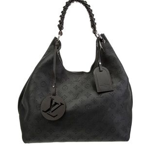 Louis Vuitton Authentic Monogram Caramel Mahina hobo bag